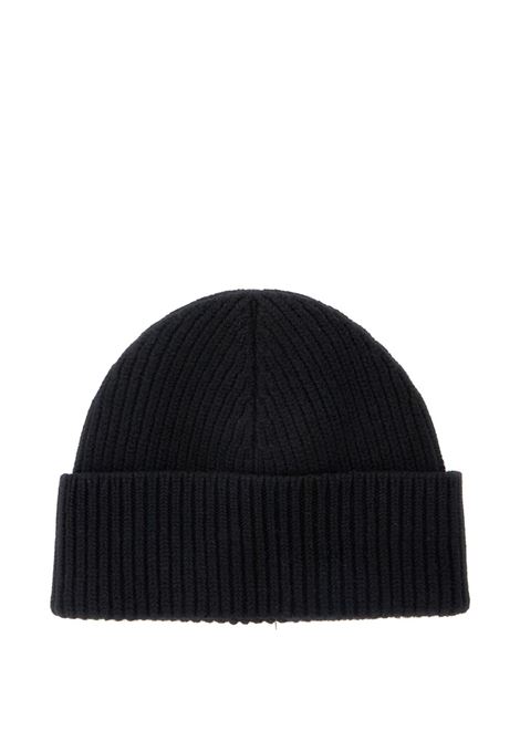 cappello beanie adc uomo nero AMI PARIS | UBO006.0180180